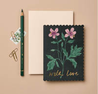 wanderlust paper co - "geranium" with love