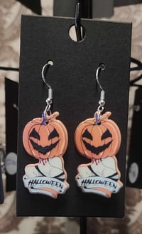 Halloween Pumpkin Earrings