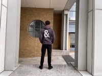 Image 2 of  IMAGINE AND INSPIRE - Dark Grey Zip Hoodie