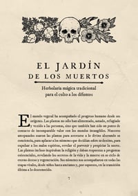 Image 1 of PDF El Jardín de los Muertos: herbalismo mágico tradicional para el culto a los difuntos