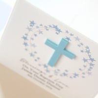 Image 2 of Boy Personalised Card. Christening Card. Baptism Card. First Holy Communion Card. Confirmation Card