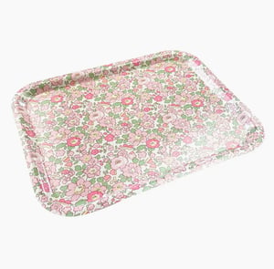 Image of Liberty Fabric Tray - Betsy Apricot Blossom