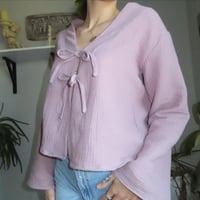 Image 3 of Lilac Tie-Up Long Sleeve