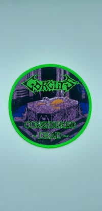 Gorguts - Considered Dead Neongreen Border Patch