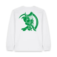 Image 3 of HARPIST LONG SLEEVE T-SHIRT WHITE