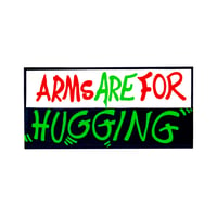 Image 2 of ARMS ARE FOR HUGGING ( 10 X Sticker Pack )