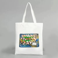 Blue Sushi Tray Tote Bag