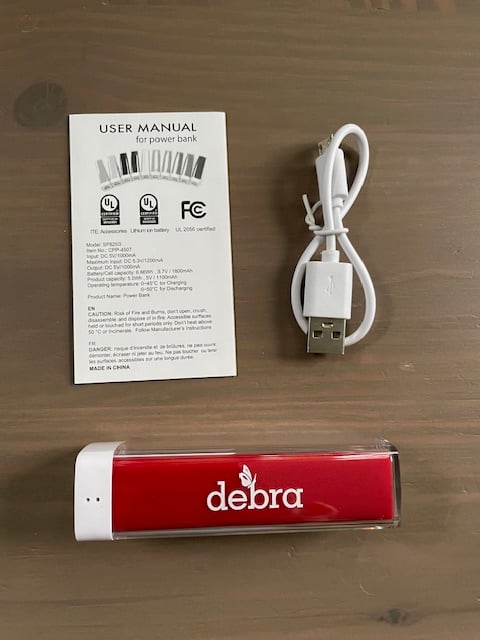 Image of debra Logo Power Bank