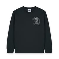 Image 2 of HARPIST LONG SLEEVE T-SHIRT BLACK