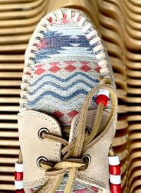 Image 2 of Lagoa khaki suede deck espadrilles 
