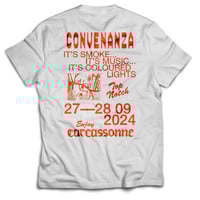 Image 2 of White Convenanza Festival Tshirt 2024