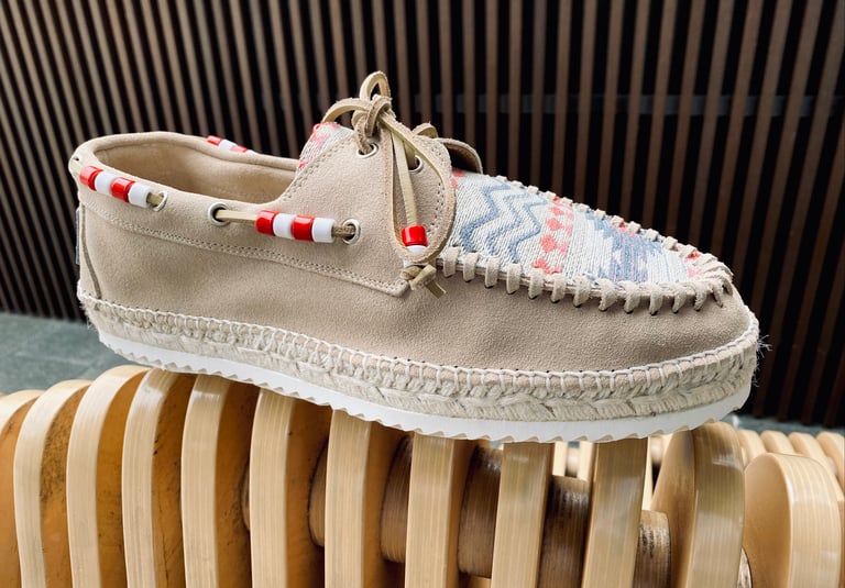 Lagoa khaki suede deck espadrilles Image 8