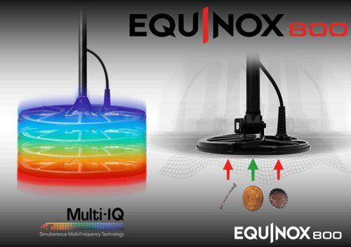 Image of Minelab Equinox 800 + Extra 15" Coil