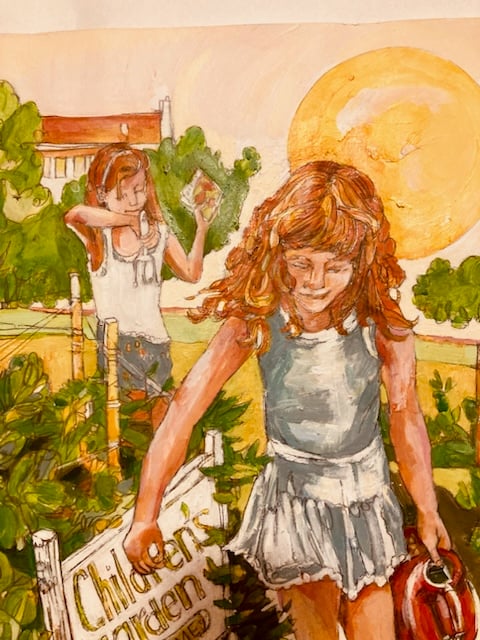Image of Children's Garden Paintings 1