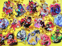 Image 1 of Hazbin Hotel Acrylic Epoxy Keychains