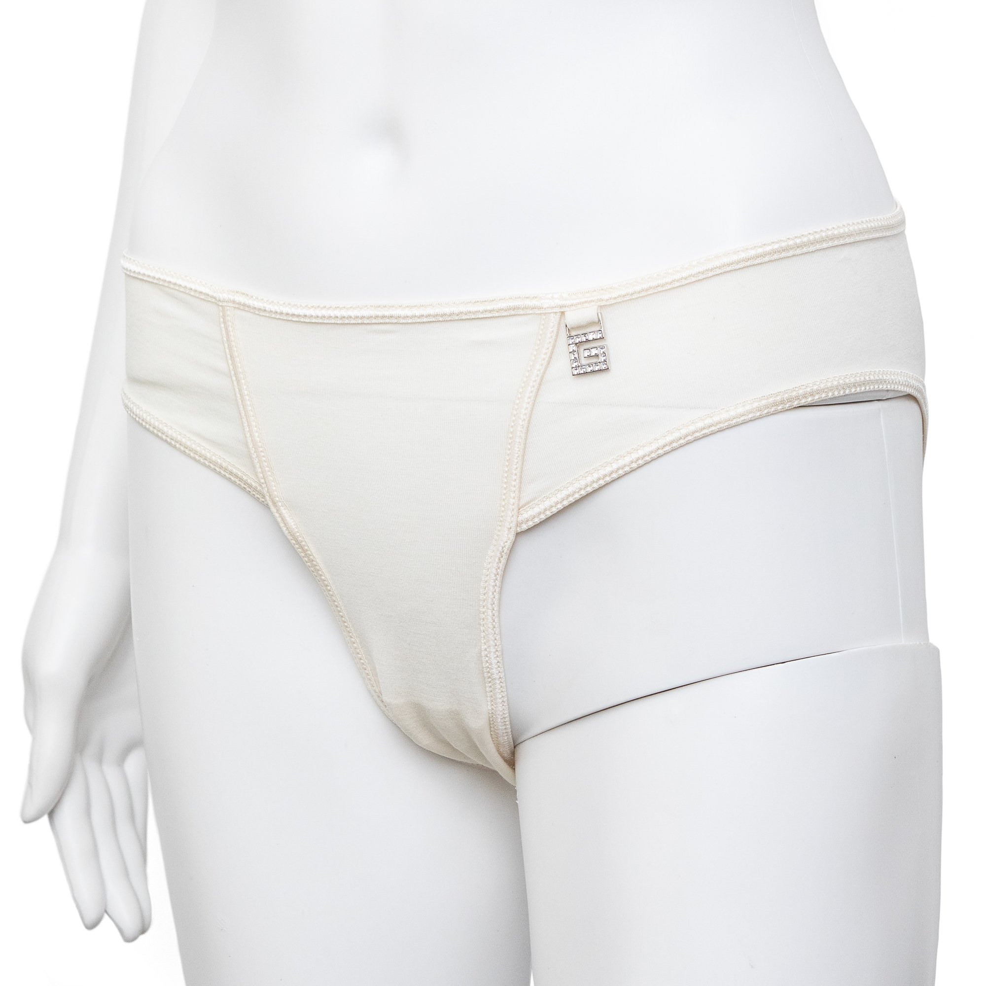 Image of Gucci by Tom Ford 1998 Runway G logo White Briefs