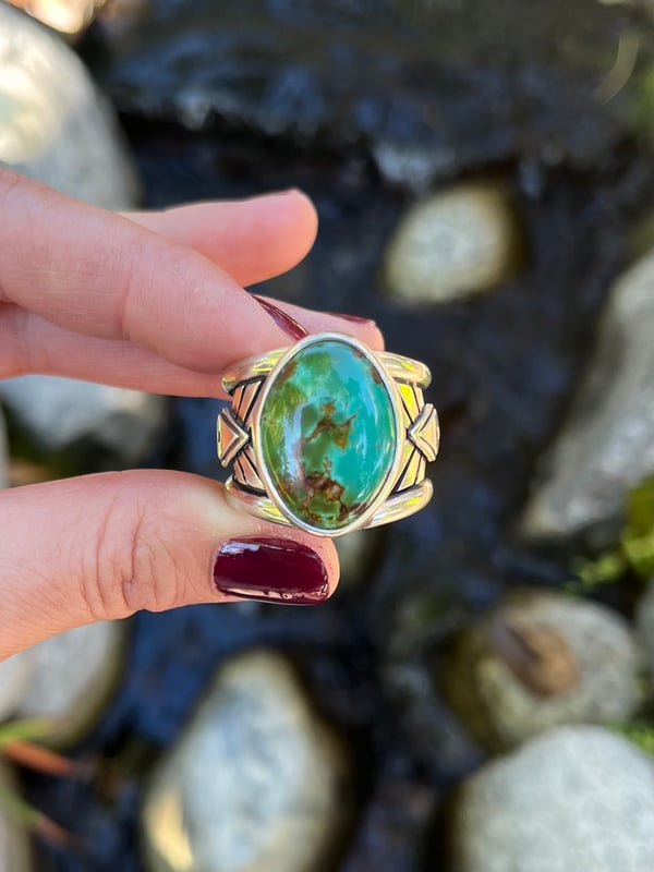 Image of Turquoise Phoenix Ring, Size 12