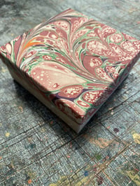 Unique one-of-a-kind hand marbled gift boxes // sold as singles - no.1