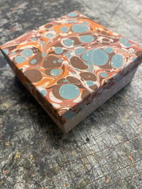 Unique one-of-a-kind hand marbled gift boxes // sold as singles - no.9