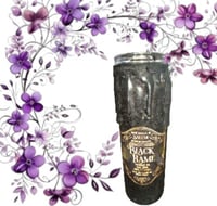 Black Flame Candle Tumbler