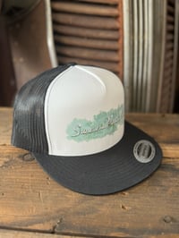 Image 3 of Chrome Emblem Trucker Hat 