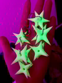 Image 1 of GLOWING ALIEN DICE x3 x3  earrings