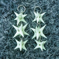 Image 2 of GLOWING ALIEN DICE x3 x3  earrings