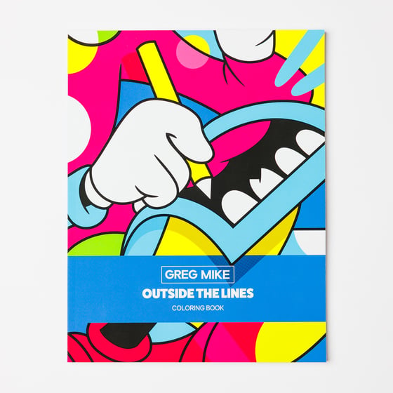 Image of "OUTSIDE THE LINES" COLORING BOOK