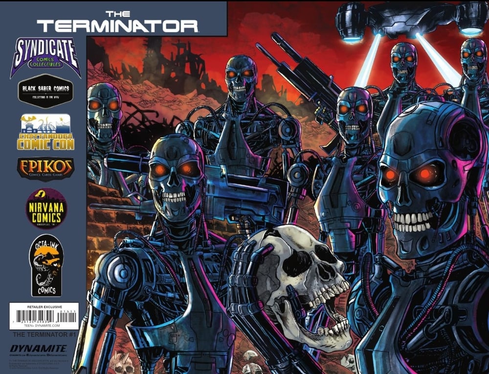 TERMINATOR #1 - Jason Flowers variant exclusive