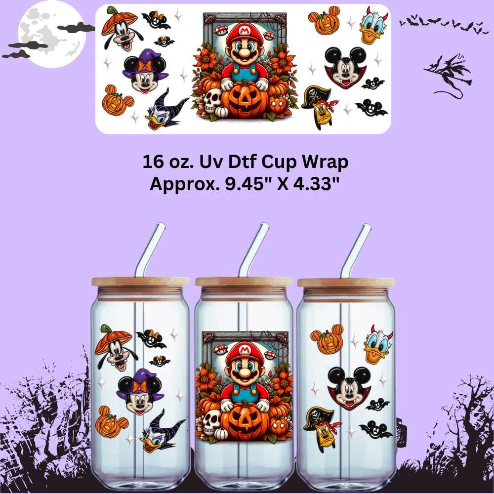 Image of Mario Uv Dtf Wraps Choice of 5