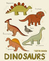 Dinosaurs SIGNED PRINT