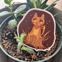 Autumnal Kitty - 3" Sticker