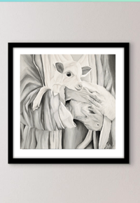 Good Shepherd Print, Framed