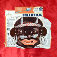 Image 1 of Bongo (The Cannibal King) - Wheaties Cereal mask (1940s-50s) - backside