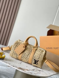 Image 1 of LV Woven Speedy Keepall