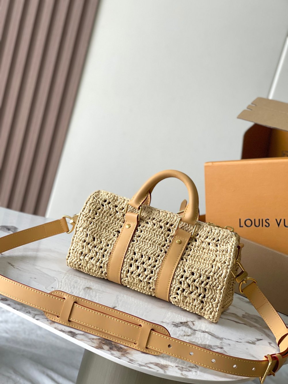 LV Woven Speedy Keepall