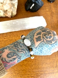 Image 3 of Rose Quartz, Pyrite, & Tigers Eye Bracelet