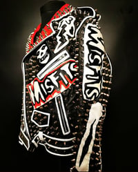 Image 7 of MISFITS CUSTOM PUNK BIKER JACKET