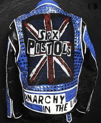 Image 3 of SEX PISTOLS CUSTOM PUNK BIKER JACKET