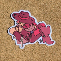 Image 3 of OUTWORLD COWBOY STICKER