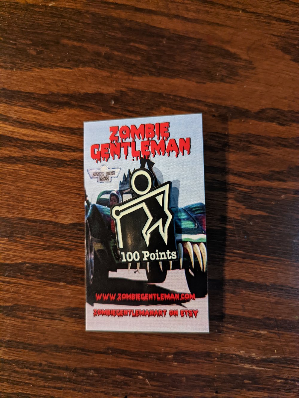 Death Race 2000 Points Enamel Pin Glow in the Dark