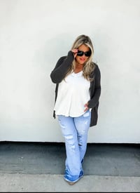 Image 2 of Reece Ribbed Cardigan ( Last one )