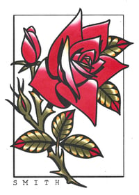 RICHARD SMITH: Red rose