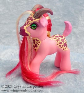 Image of Foxglove Fae the GoatPony - Custom MLP