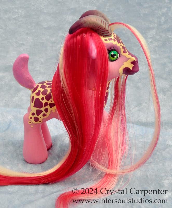 Image of Foxglove Fae the GoatPony - Custom MLP