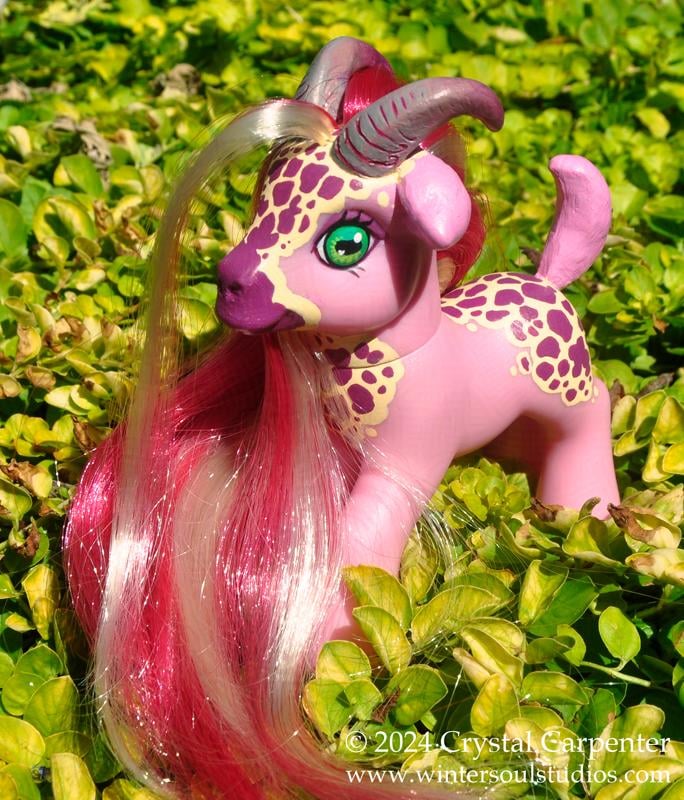 Image of Foxglove Fae the GoatPony - Custom MLP