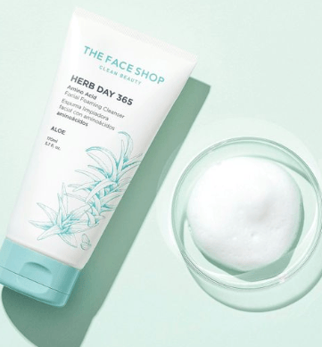 Image of Herb Day 365 Facial Foaming Cleanser - Aloe