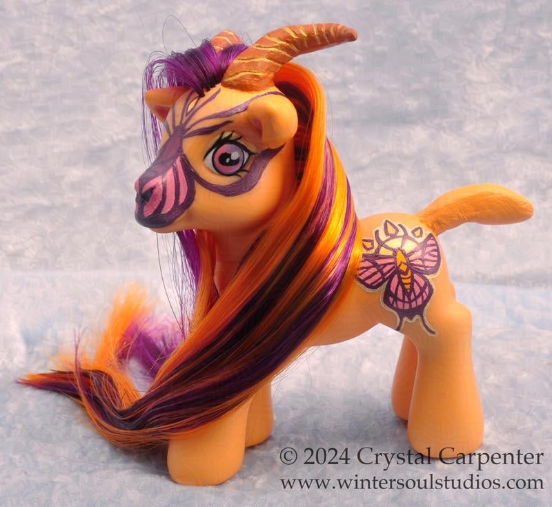 Image of Sunset Flicker the GoatPony - Custom MLP