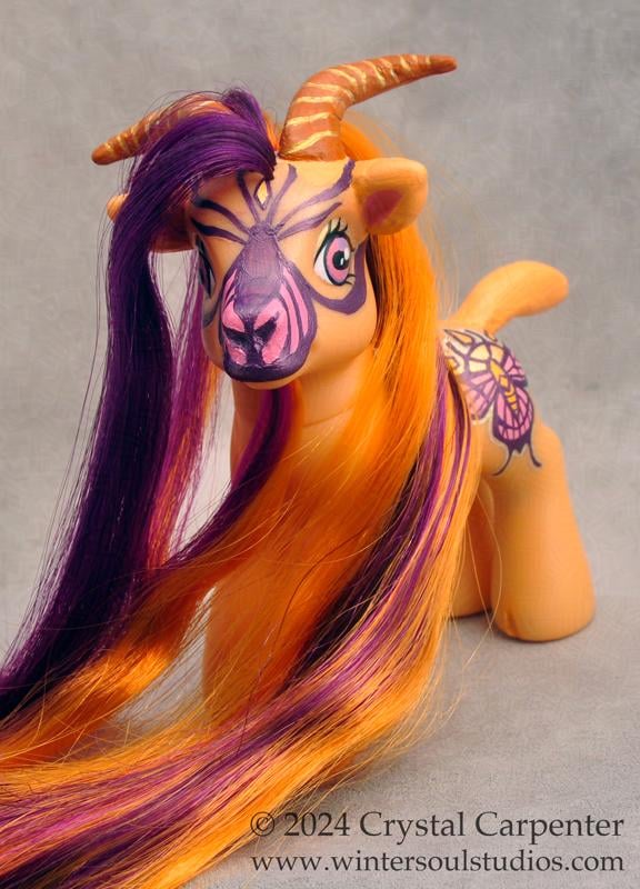 Image of Sunset Flicker the GoatPony - Custom MLP