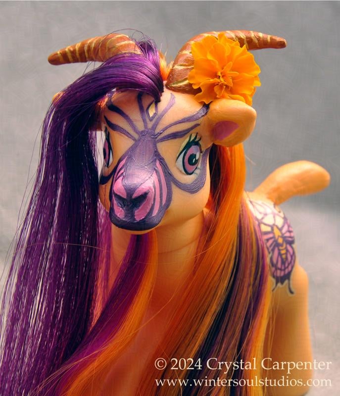 Image of Sunset Flicker the GoatPony - Custom MLP